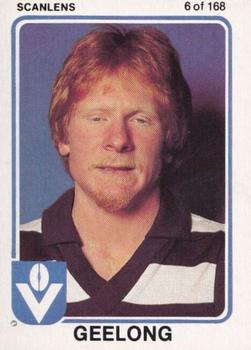1981 Scanlens VFL #6 Neville Bruns Front